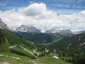 Annie's first taste of Italian mountain roads Annie's first taste of Italian mountain roads